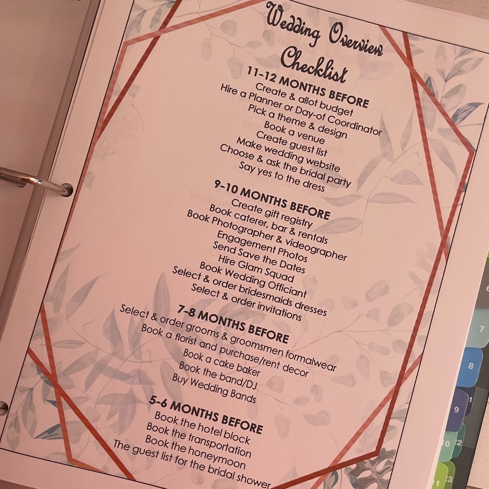 12 Month Wedding Guide - Picture 2 of 7